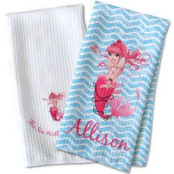 Mermaid Kitchen Towel - Waffle Weave (Personalized)
