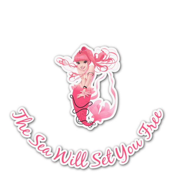 Custom Mermaid Graphic Decal - Large (Personalized)