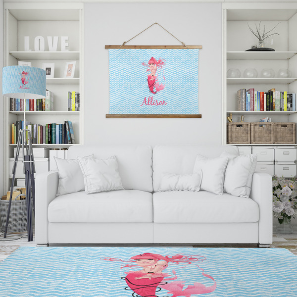 Mermaid Wall Hanging Tapestry - IN CONTEXT