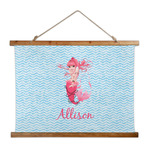 Mermaid Wall Hanging Tapestry - Wide (Personalized)