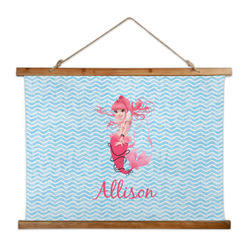 Mermaid Wall Hanging Tapestry - Wide (Personalized)
