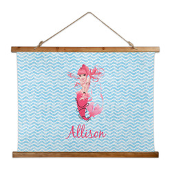 Mermaid Wall Hanging Tapestry - Wide (Personalized)