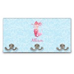 Mermaid Wall Mounted Coat Rack (Personalized)