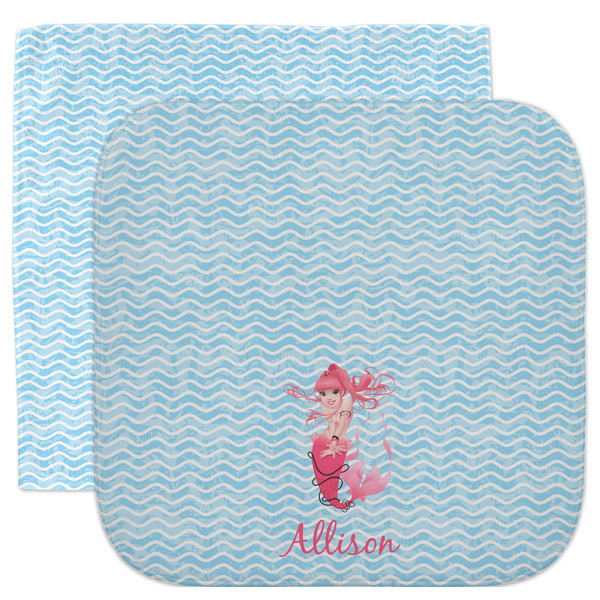 Custom Mermaid Facecloth / Wash Cloth (Personalized)