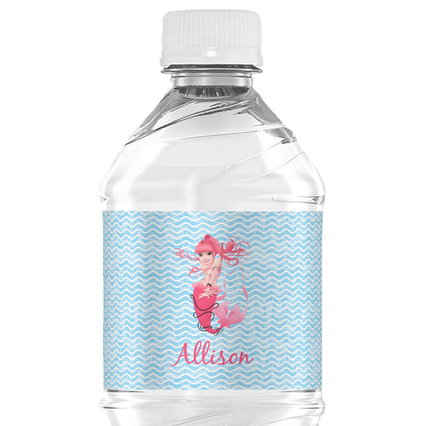 Custom Mermaid Water Bottle Labels - Custom Sized (Personalized)