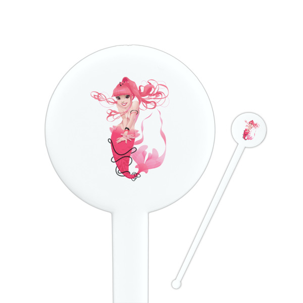 Custom Mermaid Round Plastic Stir Sticks