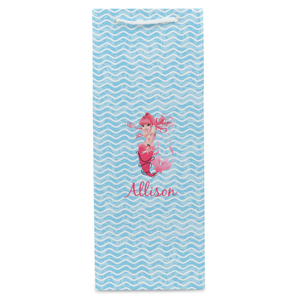 Mermaid Wine Gift Bag - Matte - Front
