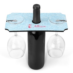 Mermaid Wine Bottle & Glass Holder (Personalized)