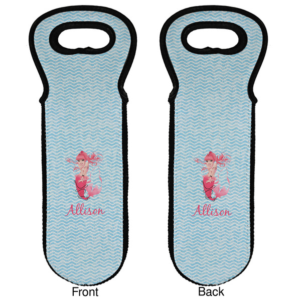 Mermaid Wine Tote Front & Back