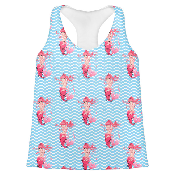 Custom Mermaid Womens Racerback Tank Top - X Small