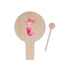 Mermaid 4" Round Wooden Food Picks - Single Sided