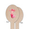 Mermaid Wooden Food Pick - Oval - Single Sided - Front & Back