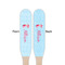 Mermaid Wooden Food Pick - Paddle - Double Sided - Front & Back