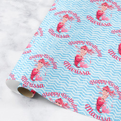 Mermaid Wrapping Paper Roll - Medium (Personalized)