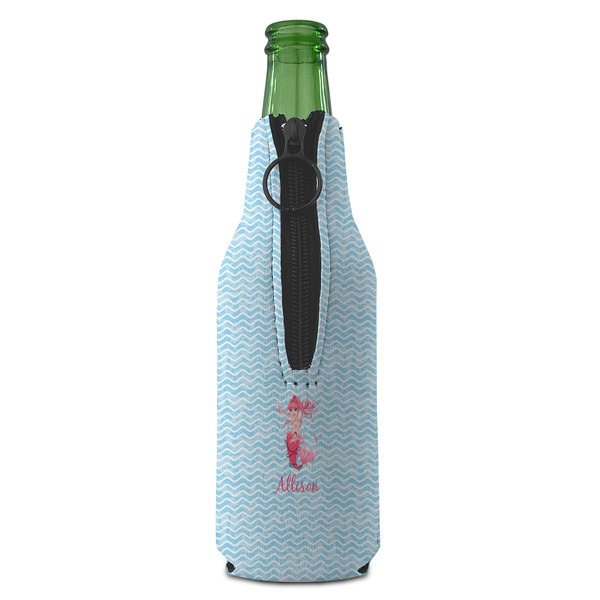 Mermaid Zipper Bottle Cooler - BACK (bottle)