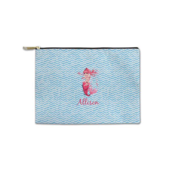 Custom Mermaid Zipper Pouch - Small - 8.5"x6" (Personalized)
