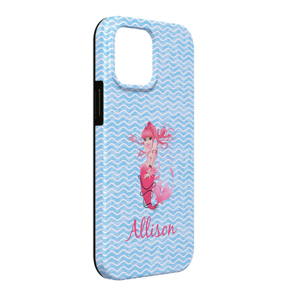 Custom Mermaid iPhone Case - Rubber Lined - iPhone 13 Pro Max (Personalized)
