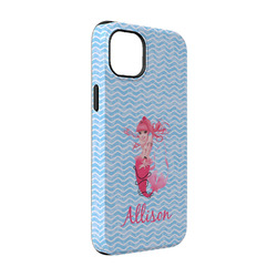 Mermaid iPhone Case - Rubber Lined - iPhone 14 Pro (Personalized)