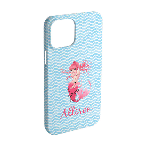 Custom Mermaid iPhone Case - Plastic - iPhone 15 (Personalized)