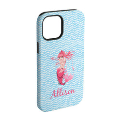 Mermaid iPhone Case - Rubber Lined - iPhone 15 Pro (Personalized)