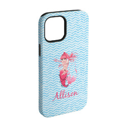 Mermaid iPhone Case - Rubber Lined - iPhone 15 (Personalized)