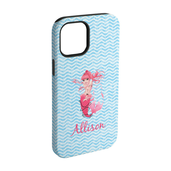 Custom Mermaid iPhone Case - Rubber Lined - iPhone 15 (Personalized)