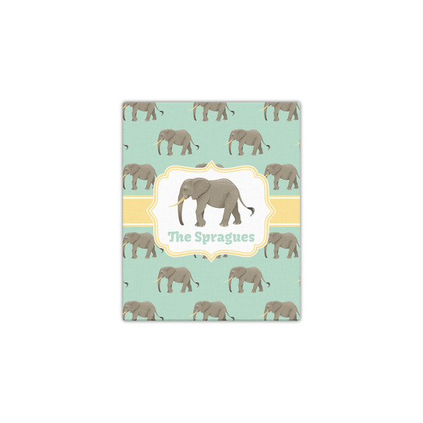 Elephant 11x14 - Canvas Print - Front View