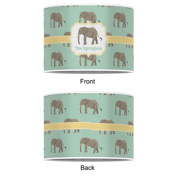 Elephant 12" Drum Lampshade - APPROVAL (Poly Film)