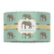 Elephant 12" Drum Lampshade - FRONT (Fabric)
