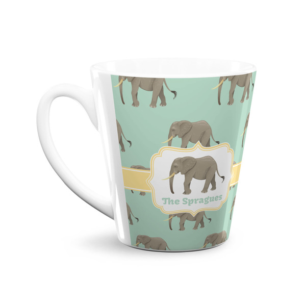 Elephant 12 Oz Latte Mug - Front