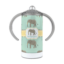 Elephant 12 oz Stainless Steel Sippy Cup (Personalized)