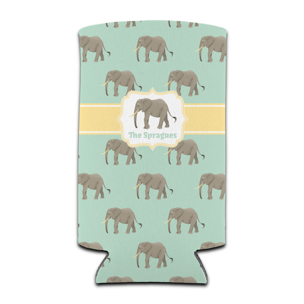 Custom Elephant Can Cooler (tall 12 oz) (Personalized)