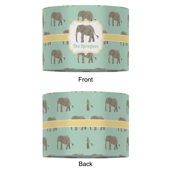 Elephant 16" Drum Lampshade - APPROVAL (Fabric)