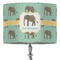 Elephant 16" Drum Lamp Shade - Fabric (Personalized)