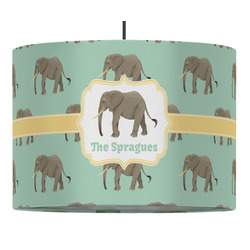 Elephant Drum Pendant Lamp (Personalized)