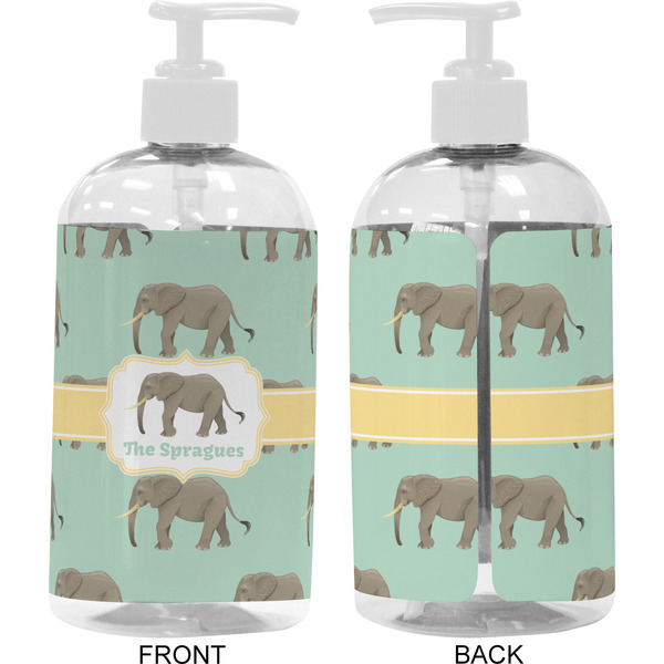 Elephant 16 oz Plastic Liquid Dispenser- Approval- White