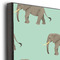 Elephant 16x20 Wood Print - Closeup