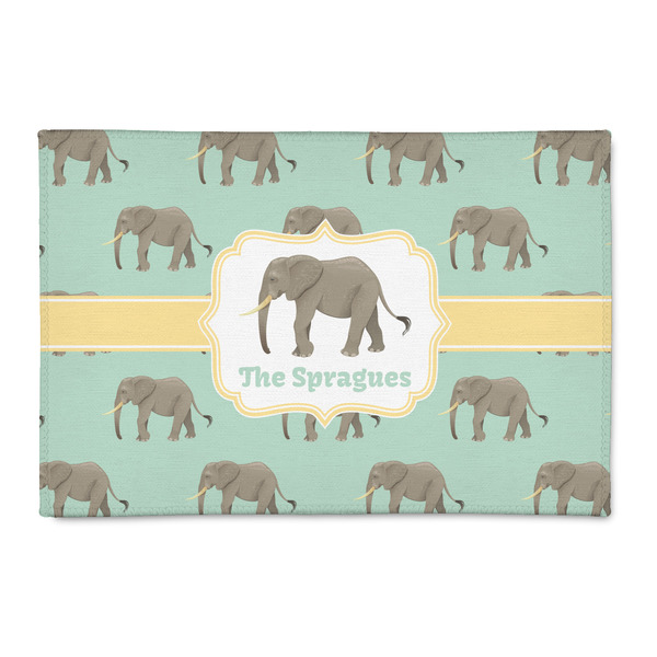 Custom Elephant 2' x 3' Indoor Area Rug (Personalized)