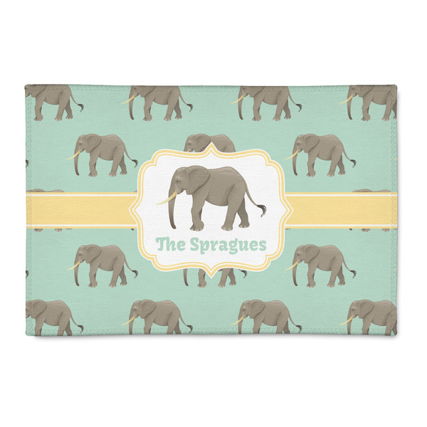 Custom Elephant Patio Rug (Personalized)