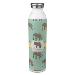 Elephant 20oz Stainless Steel Water Bottle - Full Print (Personalized)