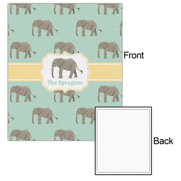 Elephant 20x24 - Matte Poster - Front & Back