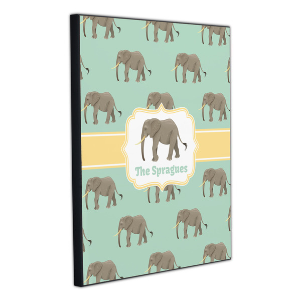 Elephant 20x24 Wood Print - Angle View