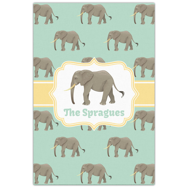 Elephant 20x30 - Canvas Print - Front View