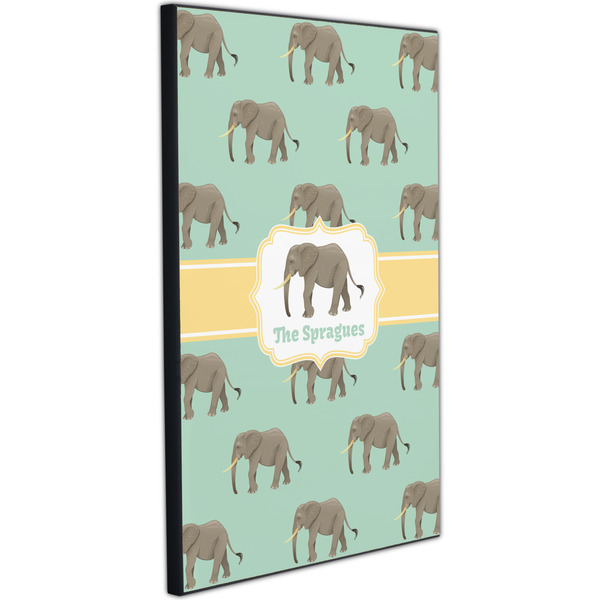 Elephant 20x30 Wood Print - Angle View