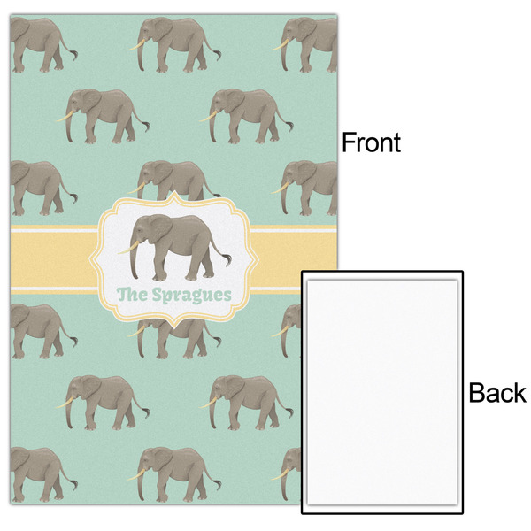 Elephant 24x36 - Matte Poster - Front & Back
