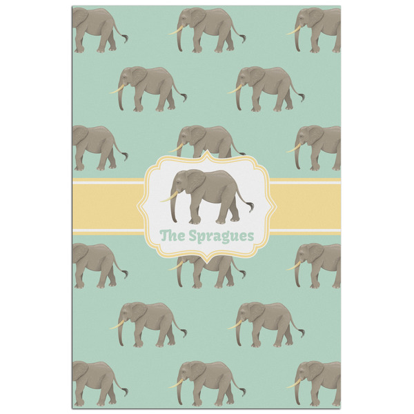 Custom Elephant Poster - Matte - 24x36 (Personalized)