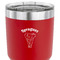 Elephant 30 oz Stainless Steel Ringneck Tumbler - Red - CLOSE UP