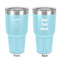 Elephant 30 oz Stainless Steel Ringneck Tumbler - Teal - Double Sided - Front & Back