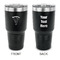 Elephant 30 oz Stainless Steel Ringneck Tumblers - Black - Double Sided - APPROVAL