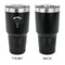 Elephant 30 oz Stainless Steel Ringneck Tumblers - Black - Single Sided - APPROVAL